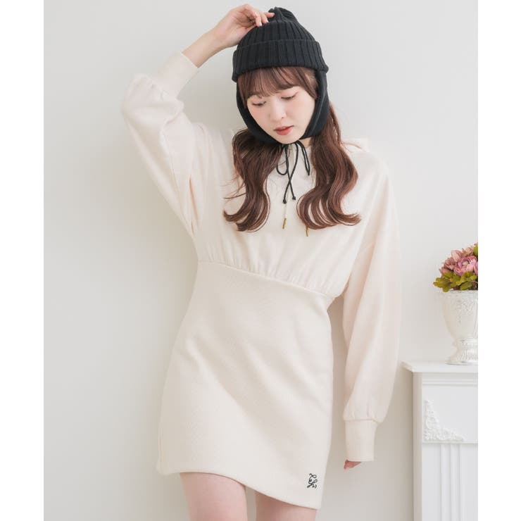 フーディーチュニックOP 【Emsexcite】パーカーワンピース スウェットワ… | RETRO GIRL | 詳細画像5 