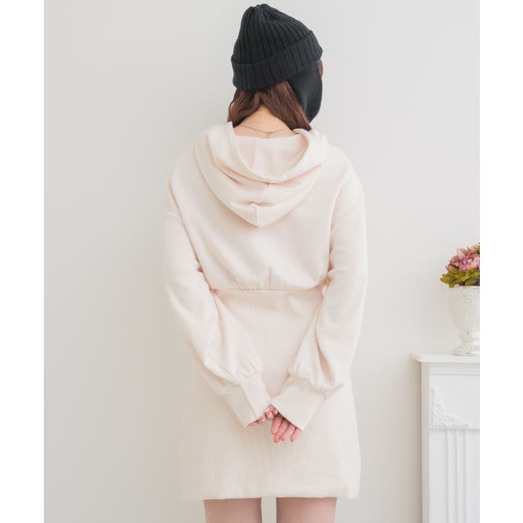 フーディーチュニックOP 【Emsexcite】パーカーワンピース スウェットワ… | RETRO GIRL | 詳細画像8 