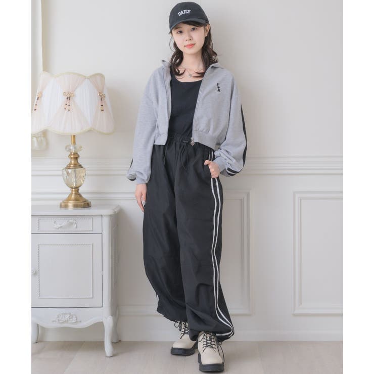 ライン入りショートフーディー | RETRO GIRL | 詳細画像10 