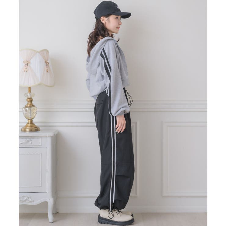 ライン入りショートフーディー | RETRO GIRL | 詳細画像11 