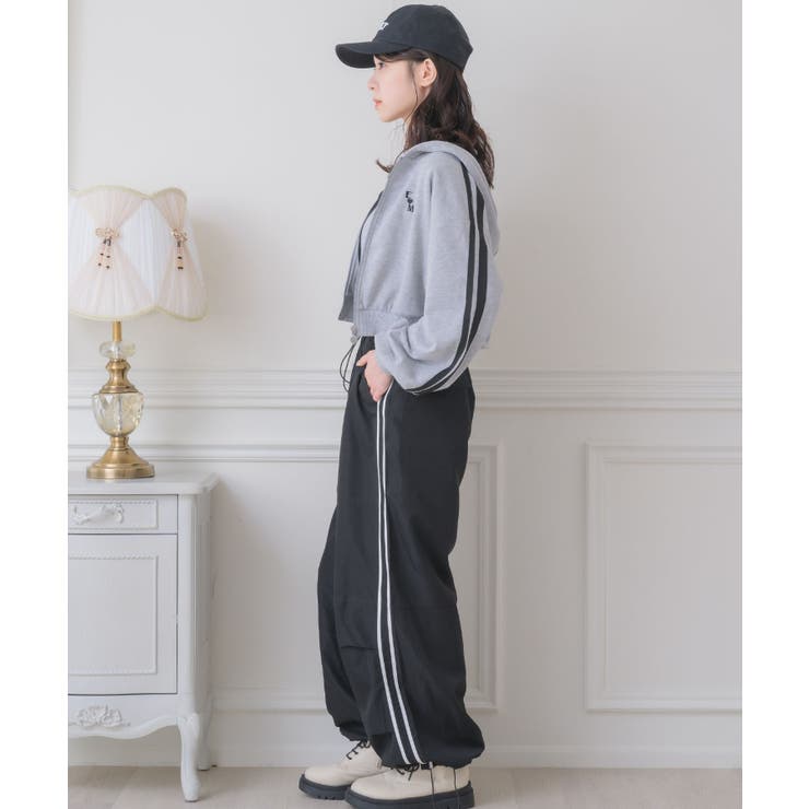 ライン入りショートフーディー | RETRO GIRL | 詳細画像12 