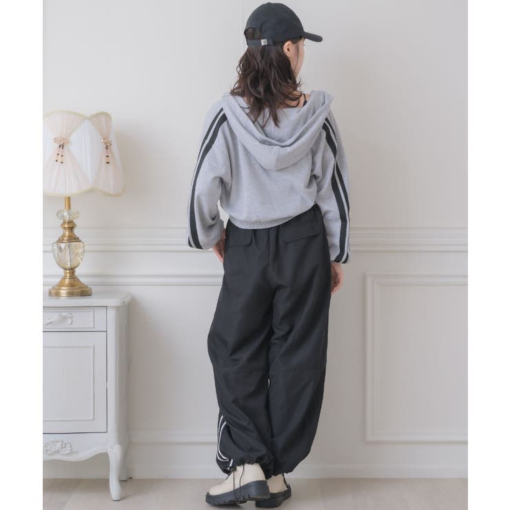 ライン入りショートフーディー | RETRO GIRL | 詳細画像13 