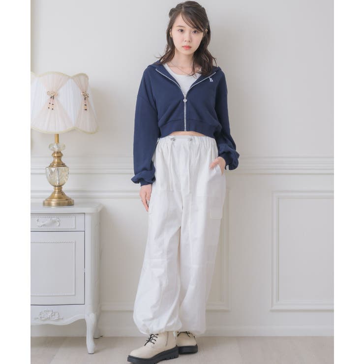 ライン入りショートフーディー | RETRO GIRL | 詳細画像23 