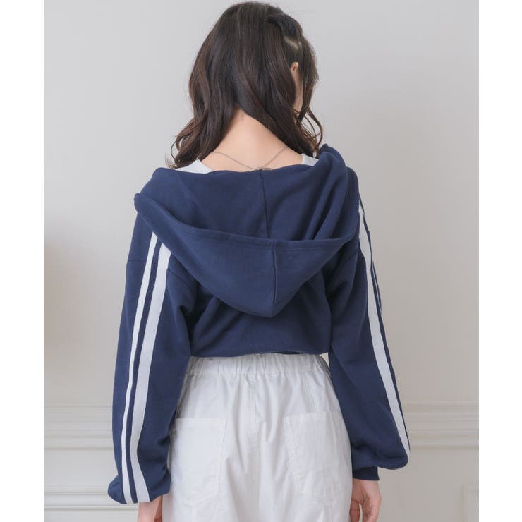 ライン入りショートフーディー | RETRO GIRL | 詳細画像29 