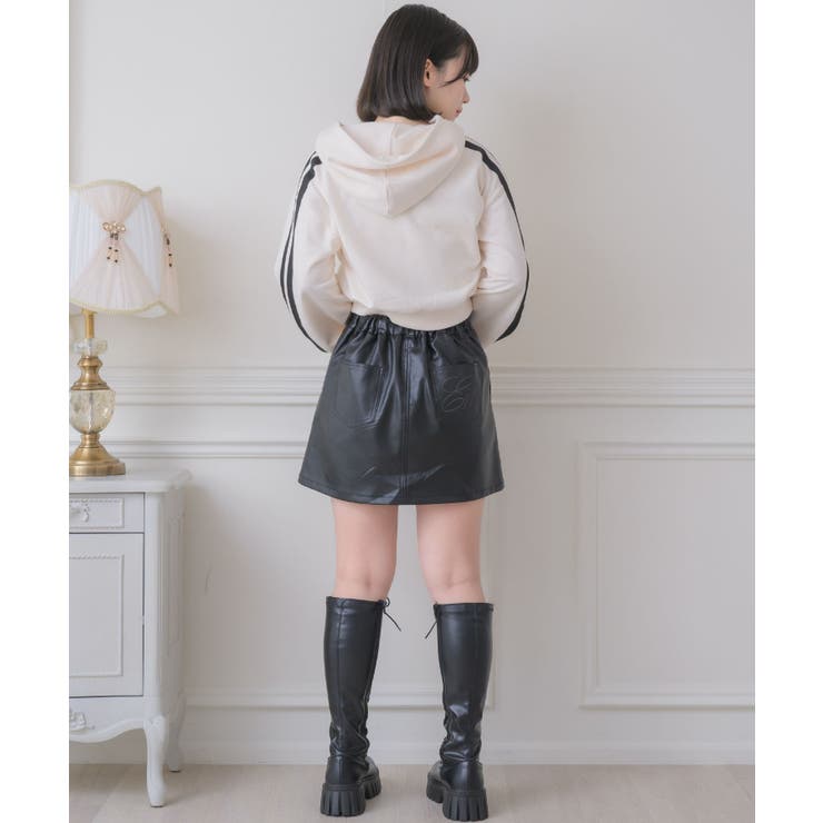 ライン入りショートフーディー | RETRO GIRL | 詳細画像6 