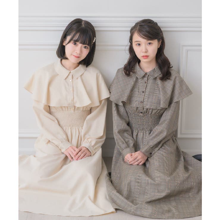 サイドレースアップケープOP | RETRO GIRL | 詳細画像1 