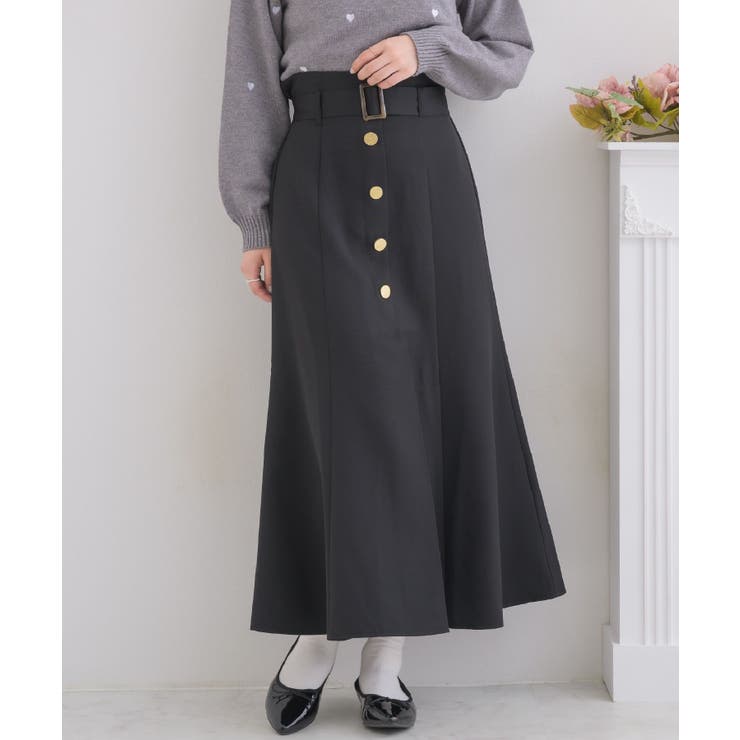 BLK1 | 金ボタンマーメイドSK | RETRO GIRL