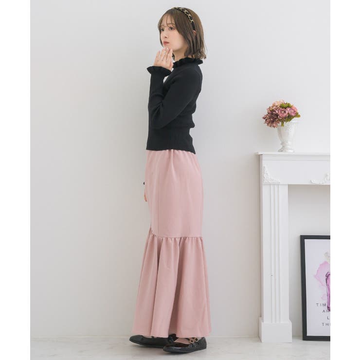 フリルハイネックNT Emsexcite リブハイネックニット | RETRO GIRL | 詳細画像12 