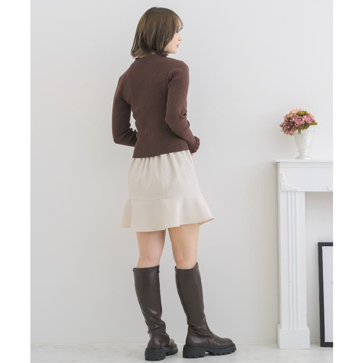 フリルハイネックNT Emsexcite リブハイネックニット | RETRO GIRL | 詳細画像21 