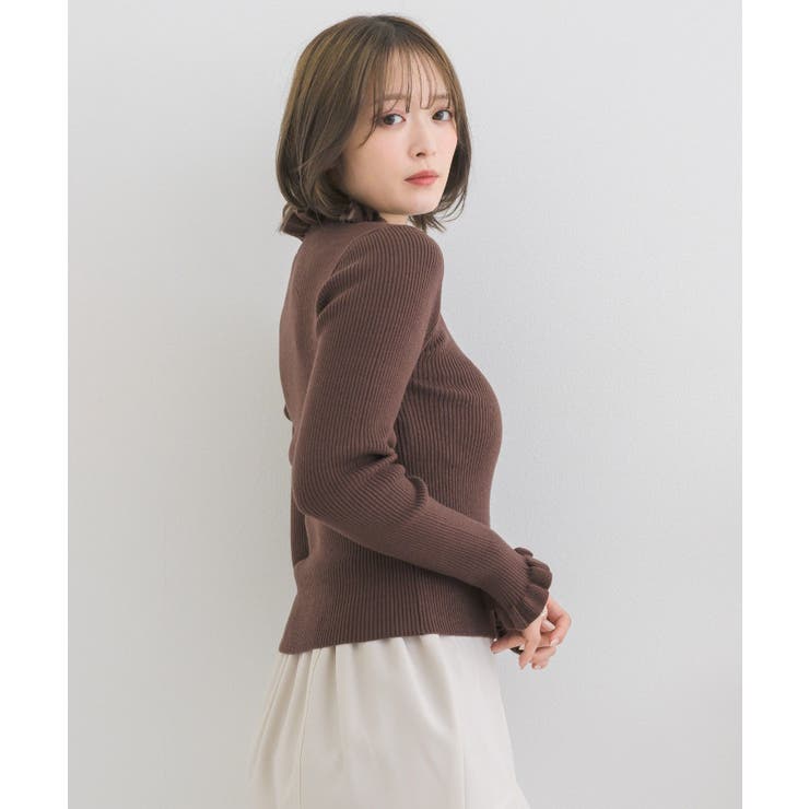 フリルハイネックNT Emsexcite リブハイネックニット | RETRO GIRL | 詳細画像23 