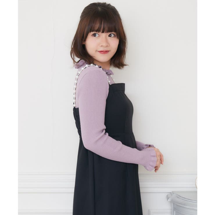 フリルハイネックNT Emsexcite リブハイネックニット | RETRO GIRL | 詳細画像31 