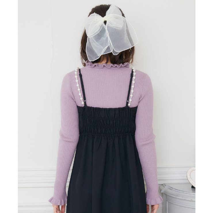 フリルハイネックNT Emsexcite リブハイネックニット | RETRO GIRL | 詳細画像33 