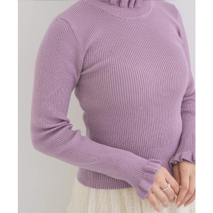 フリルハイネックNT Emsexcite リブハイネックニット | RETRO GIRL | 詳細画像35 