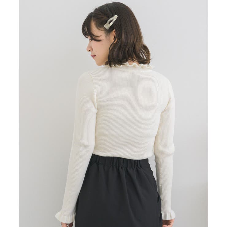 フリルハイネックNT Emsexcite リブハイネックニット | RETRO GIRL | 詳細画像9 