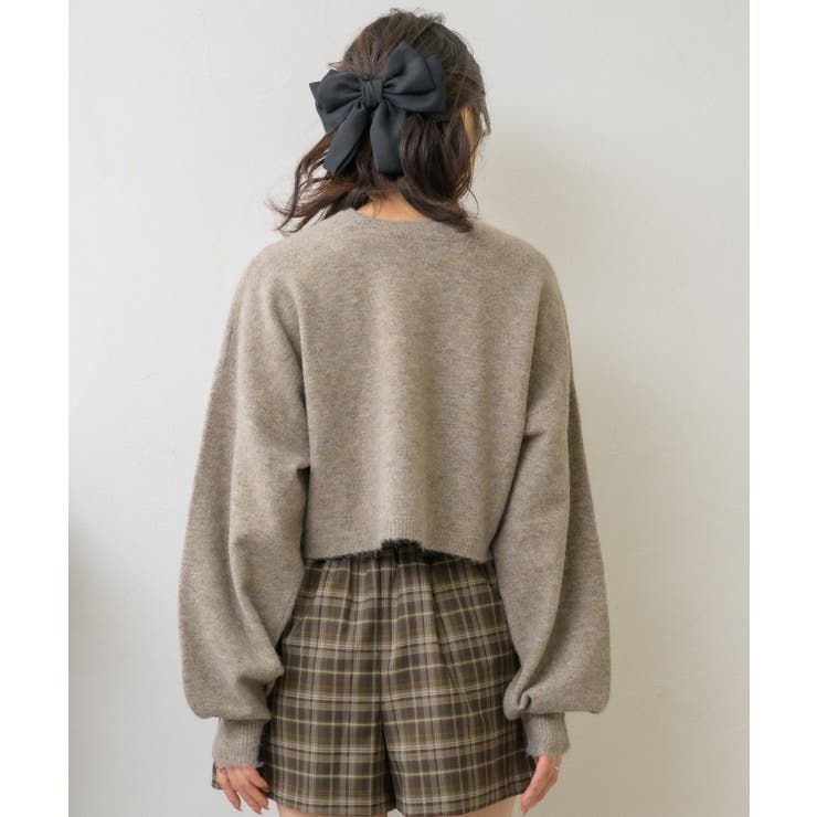 ハイネックNTリボンカーデSET Emsexcite カーディガン＆ノースリーブ… | RETRO GIRL | 詳細画像11 