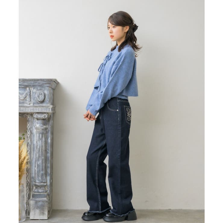 ハイネックNTリボンカーデSET Emsexcite カーディガン＆ノースリーブ… | RETRO GIRL | 詳細画像23 