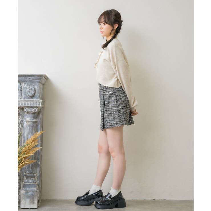 ハイネックNTリボンカーデSET Emsexcite カーディガン＆ノースリーブ… | RETRO GIRL | 詳細画像7 