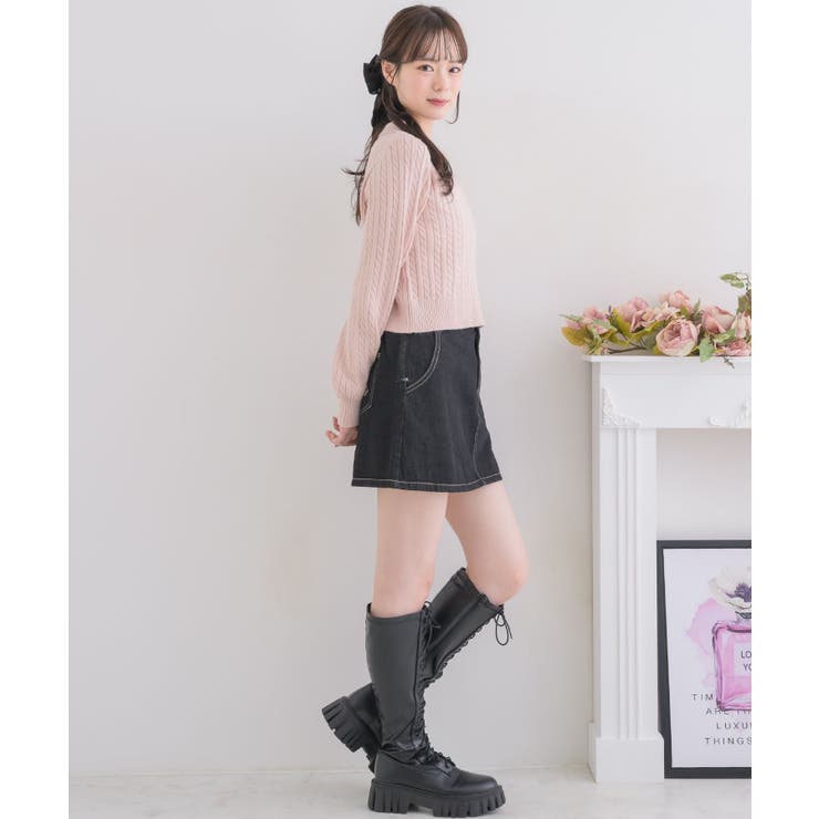 【もえきち】TODAYFUL◾️ケーブルニット TODAYFUL（トゥデイフル）の「ケーブルウールニット（ニット/セーター