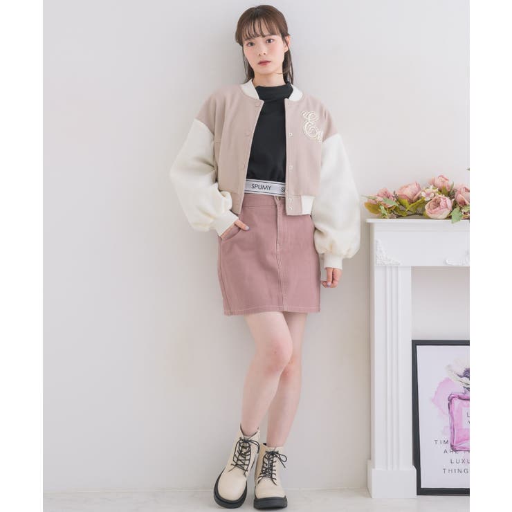 ロゴショートBZ Emsexcite スタジャン[品番：RTGW0007381]｜RETRO GIRL