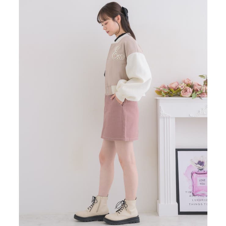 美品 80's Vintage Munsing スタジャン レディースS ヒステリックグラマー 80s 袖レザー ウールブレンド