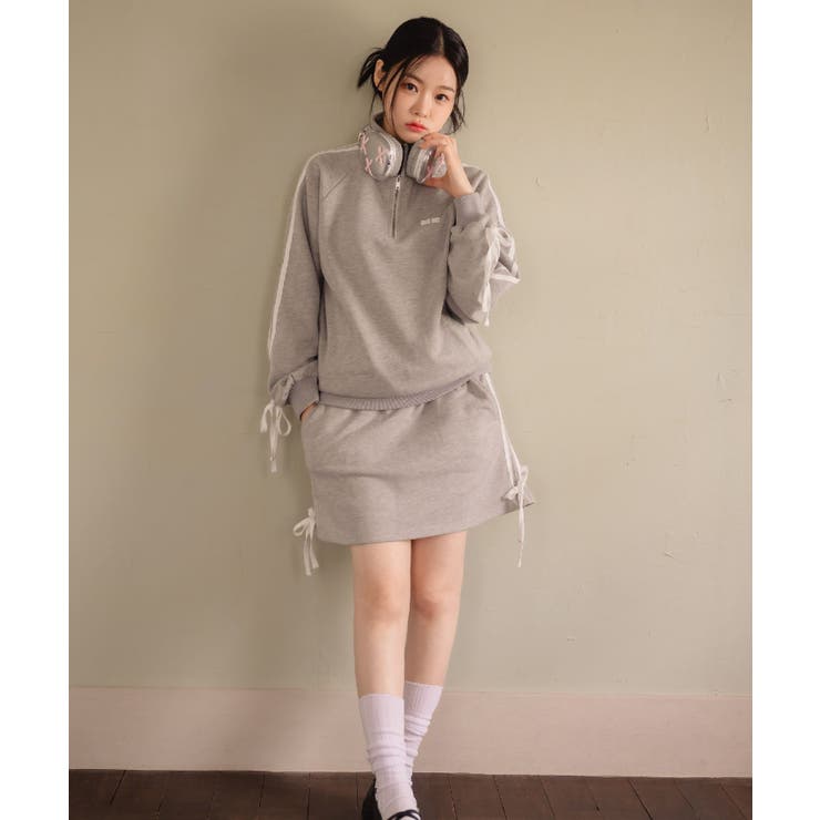 【セットアップ対応】裏毛ラインミニSK | RETRO GIRL | 詳細画像2 