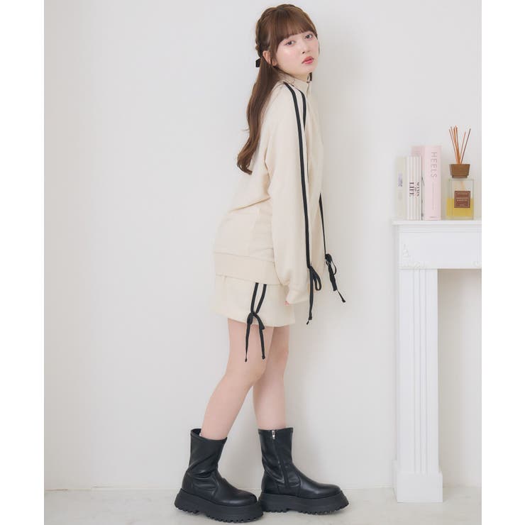 【セットアップ対応】裏毛ラインミニSK | RETRO GIRL | 詳細画像5 