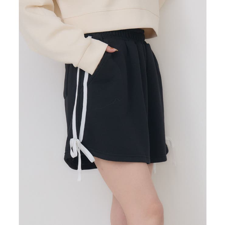 BLK1 | 【セットアップ対応】裏毛ラインミニSK | RETRO GIRL