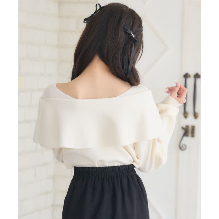 フロントリボンNTPO[品番：RTGW0008335]｜RETRO GIRL（レトロガール