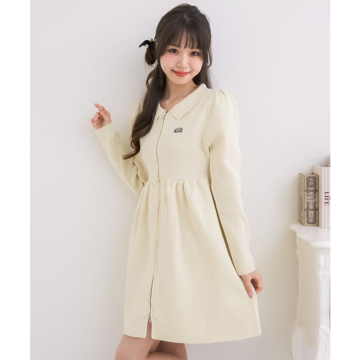 WZIPニットワンピース[品番：RTGW0008535]｜RETRO GIRL（レトロ