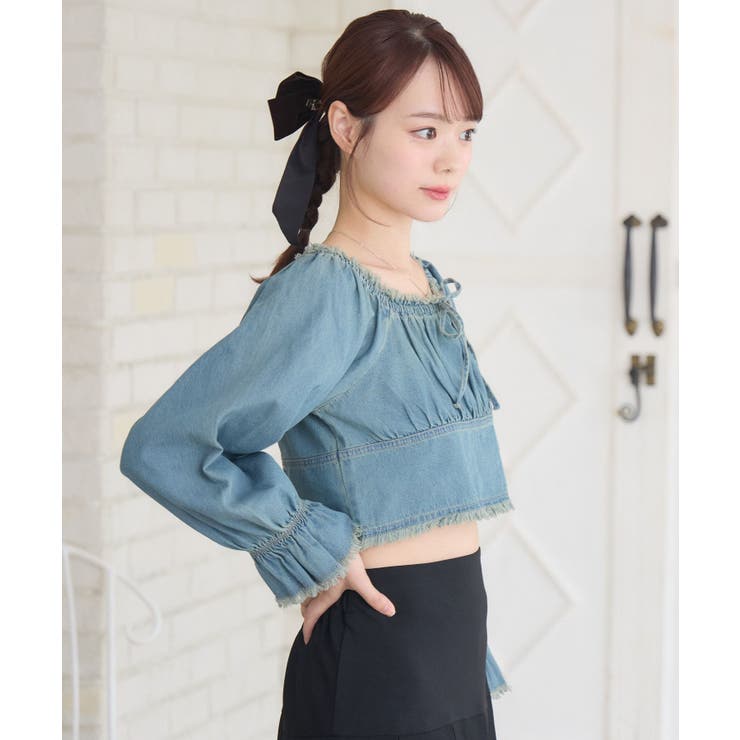 【セットアップ対応】フリンジデニムBL | RETRO GIRL | 詳細画像24 