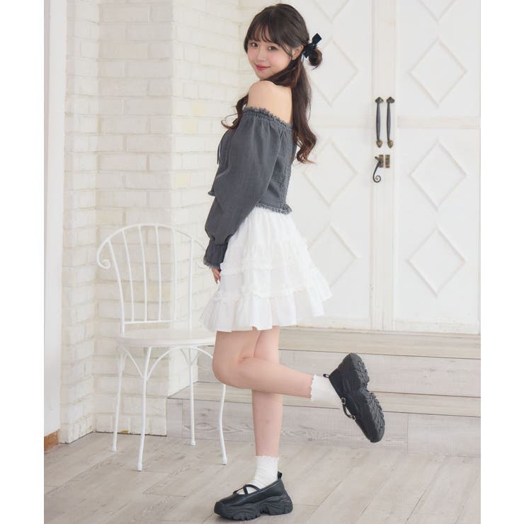 【セットアップ対応】フリンジデニムBL | RETRO GIRL | 詳細画像4 