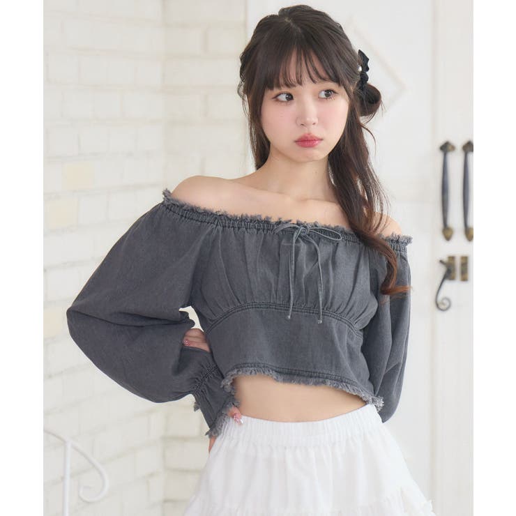 【セットアップ対応】フリンジデニムBL | RETRO GIRL | 詳細画像6 