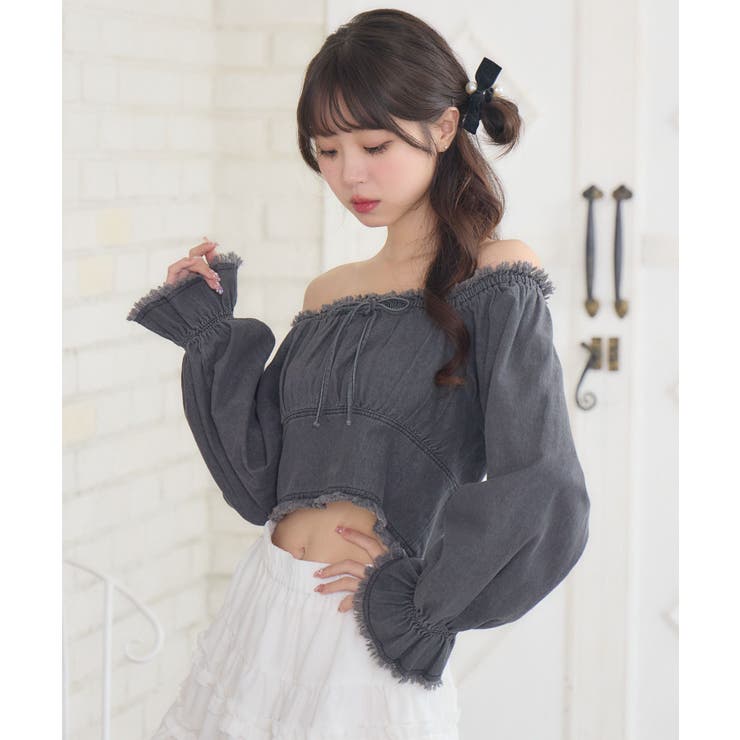 【セットアップ対応】フリンジデニムBL | RETRO GIRL | 詳細画像8 