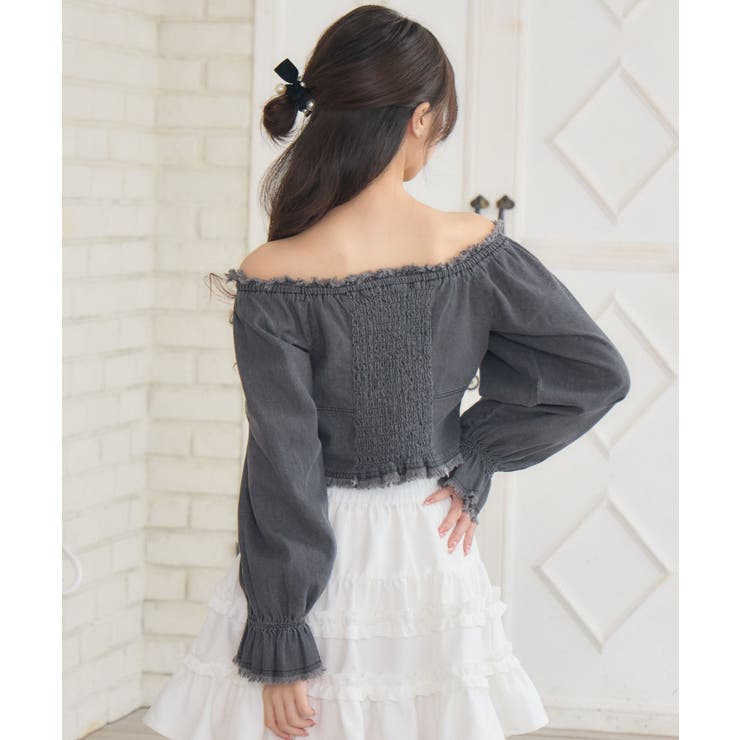 【セットアップ対応】フリンジデニムBL | RETRO GIRL | 詳細画像9 