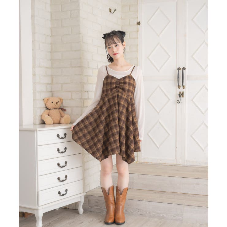 裾イレヘムミニキャミOP | RETRO GIRL | 詳細画像23 