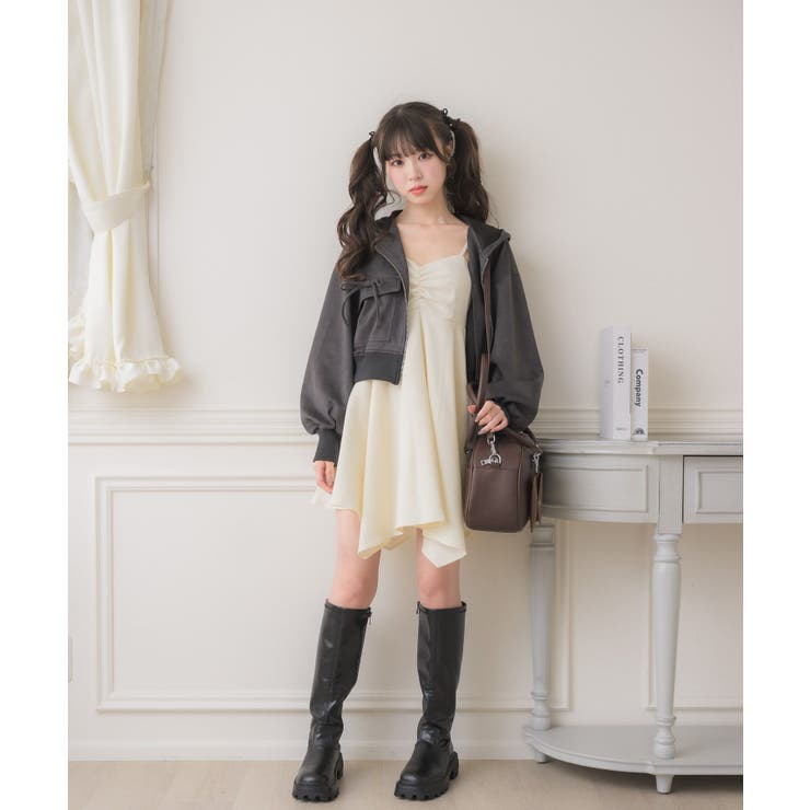 裾イレヘムミニキャミOP | RETRO GIRL | 詳細画像3 