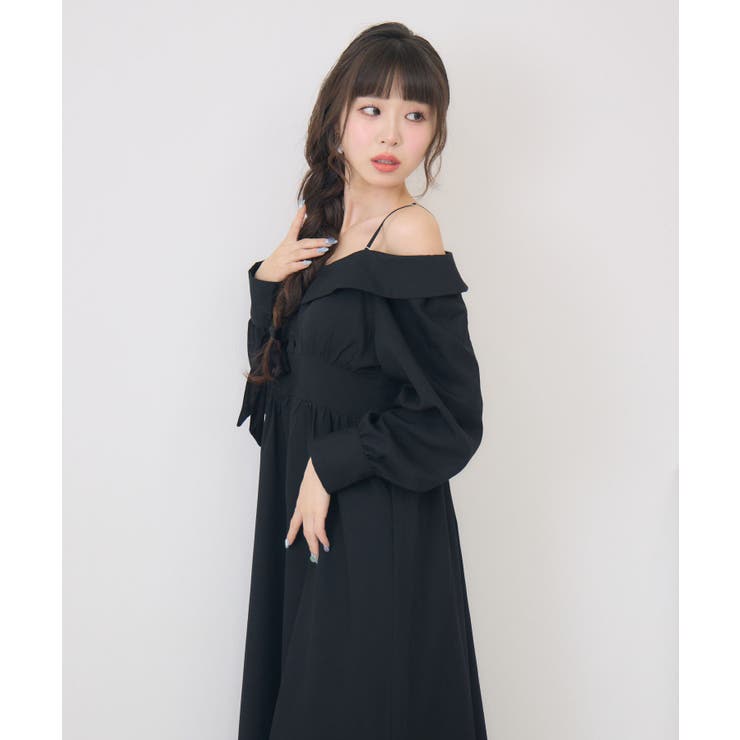 オフショルアソートロングOP | RETRO GIRL | 詳細画像11 