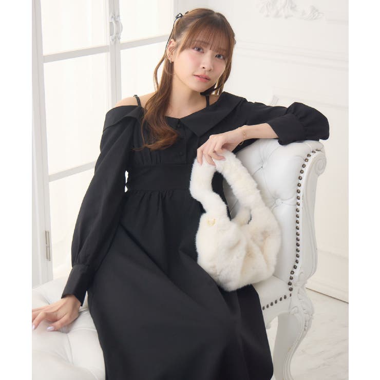 オフショルアソートロングOP | RETRO GIRL | 詳細画像12 