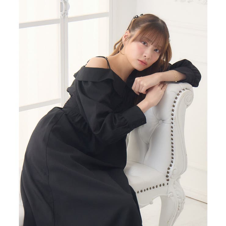 オフショルアソートロングOP | RETRO GIRL | 詳細画像14 