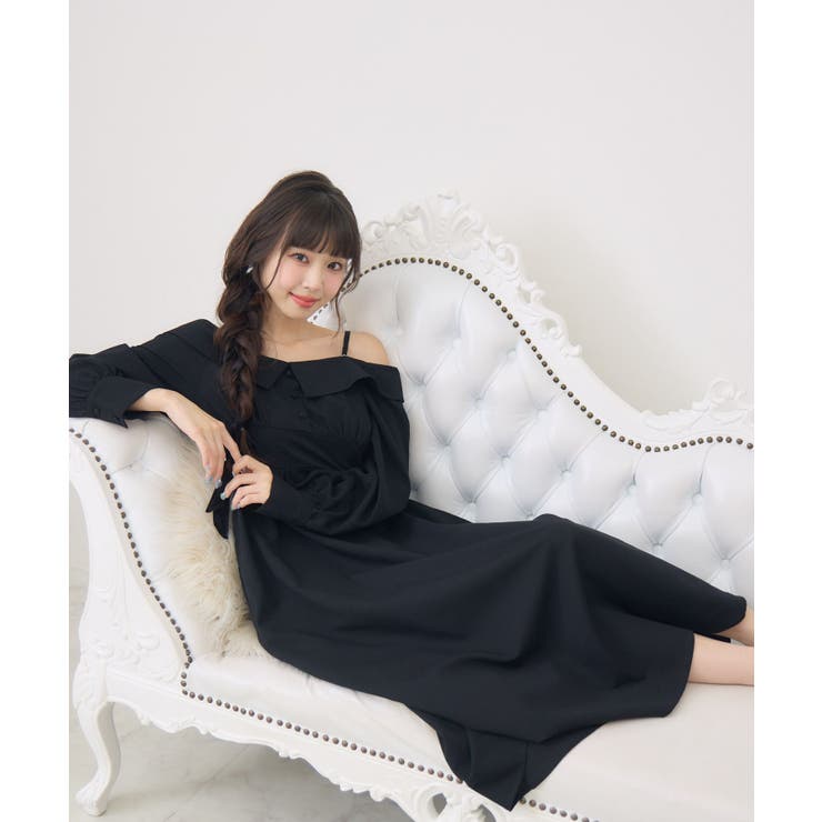 オフショルアソートロングOP | RETRO GIRL | 詳細画像2 