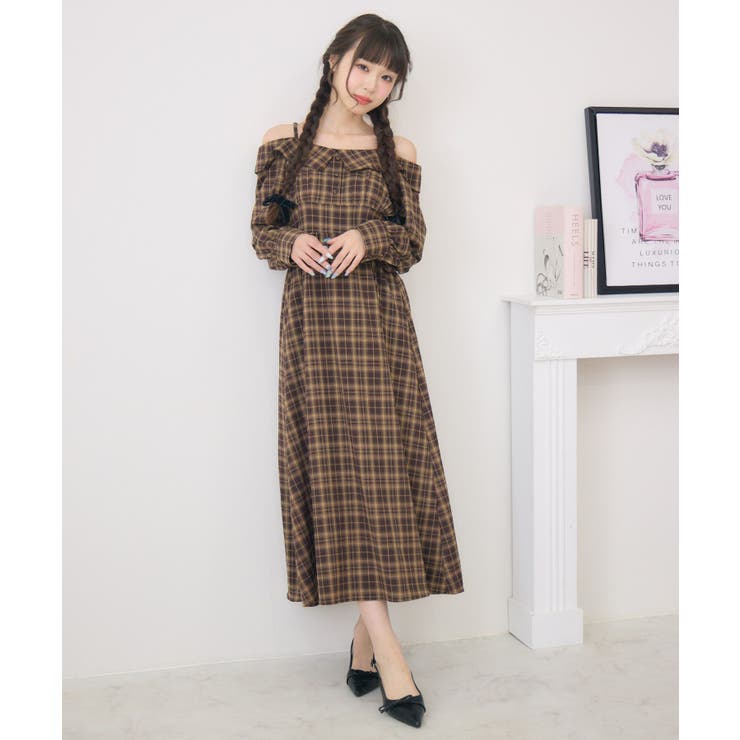 オフショルアソートロングOP | RETRO GIRL | 詳細画像26 