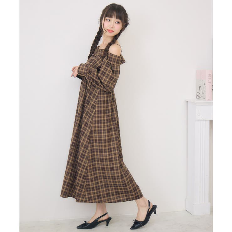 オフショルアソートロングOP | RETRO GIRL | 詳細画像29 