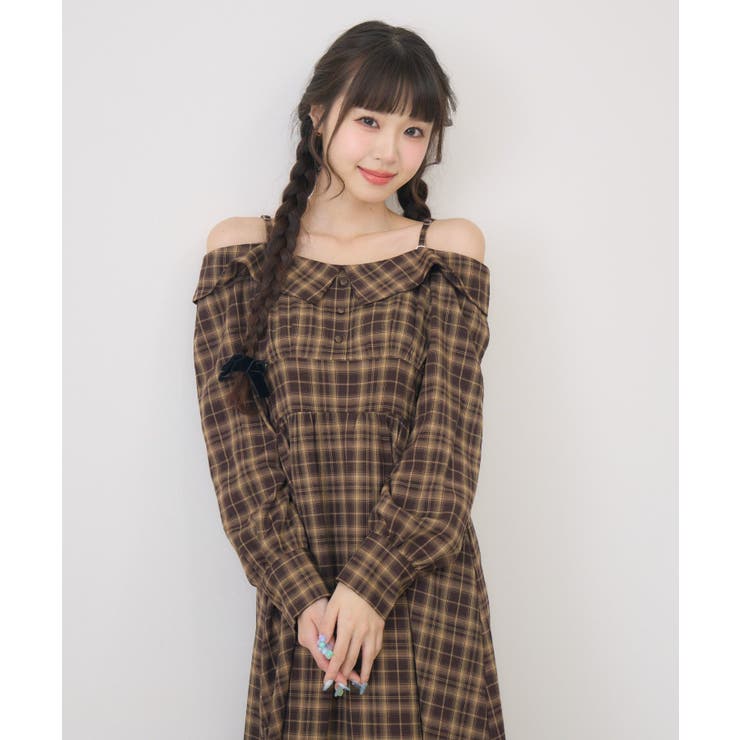 オフショルアソートロングOP | RETRO GIRL | 詳細画像30 