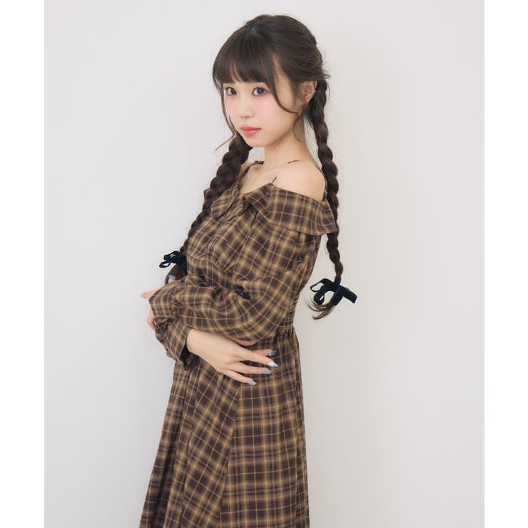 オフショルアソートロングOP | RETRO GIRL | 詳細画像33 