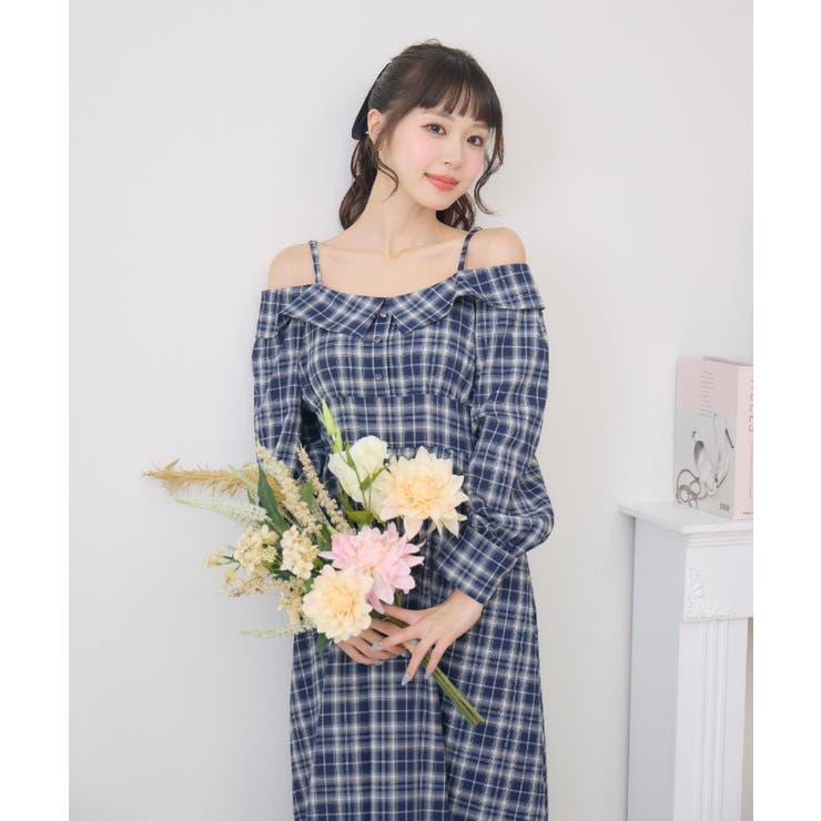 オフショルアソートロングOP | RETRO GIRL | 詳細画像34 