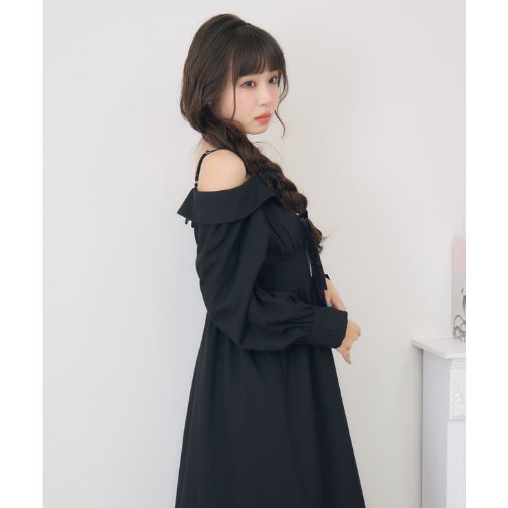 オフショルアソートロングOP | RETRO GIRL | 詳細画像9 