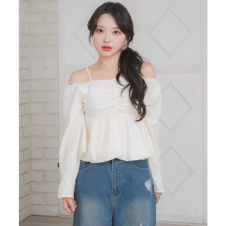 裾バルーンブラウス | RETRO GIRL | 詳細画像15 