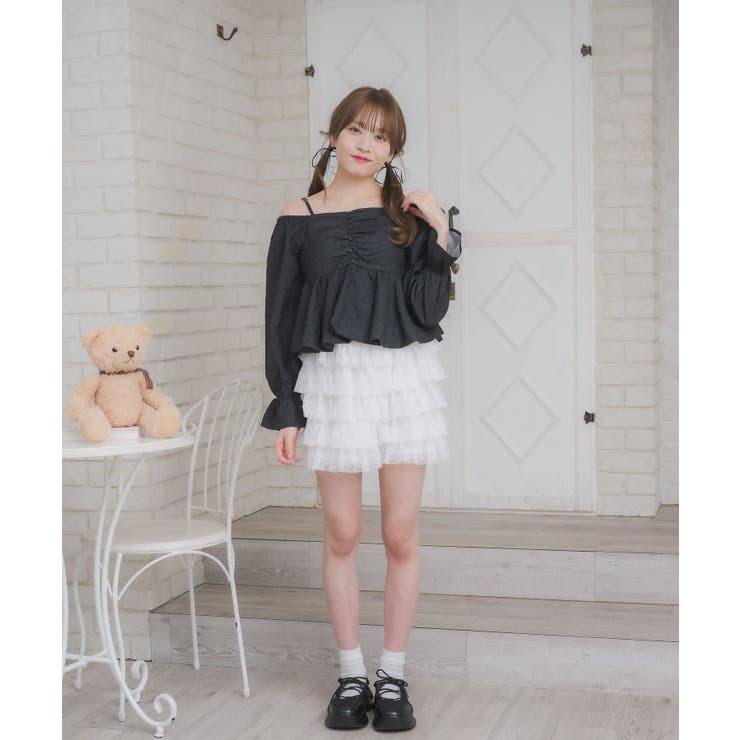 裾バルーンブラウス | RETRO GIRL | 詳細画像19 