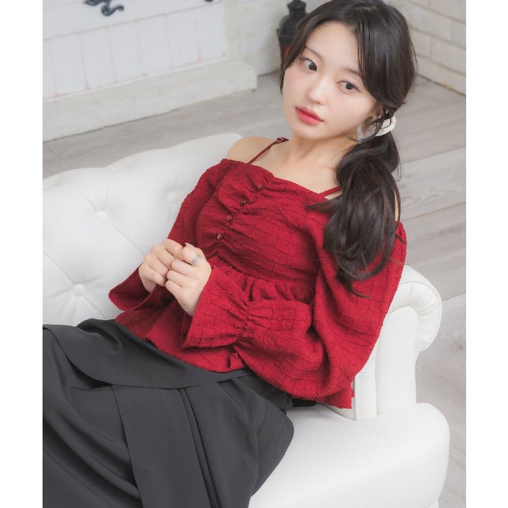 裾バルーンブラウス | RETRO GIRL | 詳細画像2 