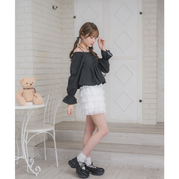 裾バルーンブラウス | RETRO GIRL | 詳細画像20 